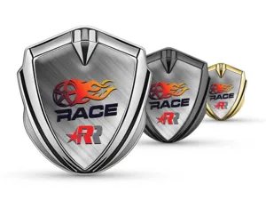 Emblem Metal Badge Modern Look Tuning Style